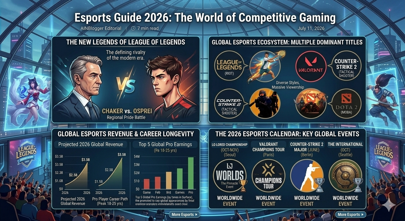 Esports Breakdown [2026]: The Biggest Games and How to Follow Them