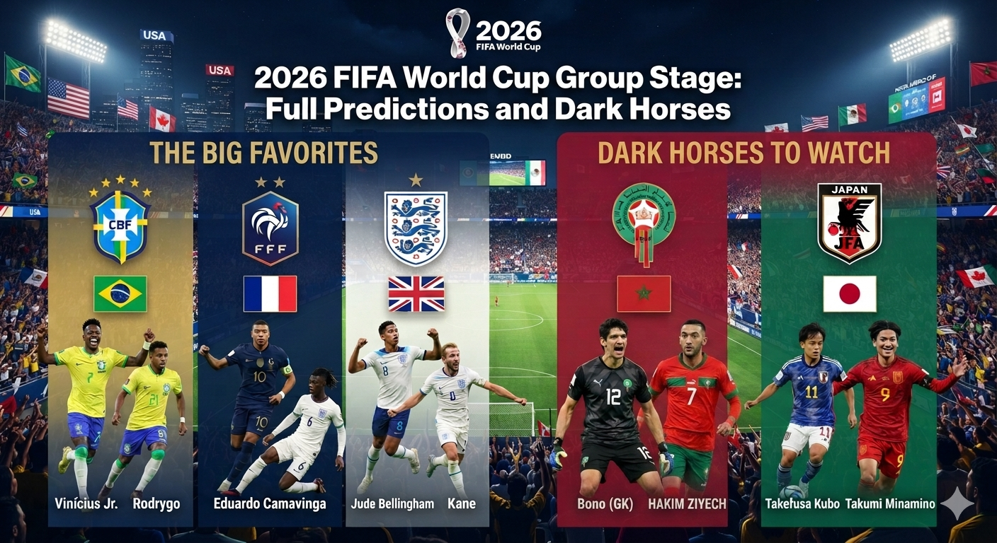 [2026] FIFA World Cup Group Stage: Full Predictions and Dark Horses